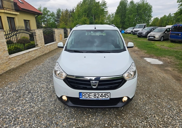 Dacia Lodgy cena 27900 przebieg: 175643, rok produkcji 2016 z Zielona Góra małe 781